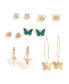 ფოტო #1 პროდუქტის Women's Pack Of 6 Multi-Layer Earrings