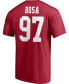 Фото #3 товара Men's Nick Bosa Scarlet San Francisco 49ers Player Icon Name and Number T-shirt