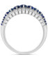 ფოტო #2 პროდუქტის EFFY® Ruby (1-1/5 ct. t.w) & Diamond (5/8 ct. t.w.) Three Row Ring in 14k Gold (Also in Sapphire)