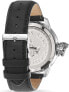 Фото #3 товара Наручные часы Gevril Women's Gandria Black Leather Watch 36mm.