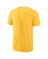 Фото #4 товара Men's Gold Michigan Wolverines Campus T-shirt