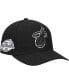 ფოტო #1 პროდუქტის Men's Black Miami Heat Panda Adjustable Hat