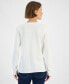 ფოტო #2 პროდუქტის Women's Rhinestone Logo Sweater