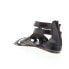 Фото #6 товара Bed Stu Capriana F373037 Womens Gray Leather Hook & Loop Strap Sandals Shoes 6