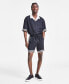 Фото #1 товара Men's Hunter Colorblocked 7" Shorts, Created for Macy's
