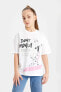 Kız Çocuk T-shirt B5098a8/wt34 Whıte