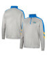 ფოტო #4 პროდუქტის Men's Gray and Blue UCLA Bruins Bushwood Fleece Quarter-Zip Jacket