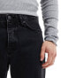 River Island baggy fit jeans in black