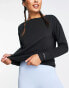 Фото #1 товара Champion Training long sleeve top in black