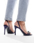 ALDO Graciee bearly there heeled sandals in dark purple