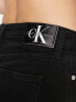 Calvin Klein Jeans – Mini-Jeansrock in Schwarz