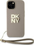 Фото #14 товара DKNY DKNY Wrist Strap Stock Logo - Etui iPhone 15 / 14 / 13 (beżowy)