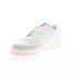 Фото #4 товара Reebok Club C 85 Prince Mens White Leather Lace Up Lifestyle Sneakers Shoes
