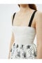 Фото #5 товара Платье средней длины с цветочным узором на бретелях Koton