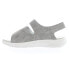 Фото #3 товара Propet Travelactiv Scottsdale Footbed Womens Grey Casual Sandals WST033PGRY
