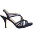 Nina Bess Peep Toe Evening Womens Blue Dress Sandals BESS-413