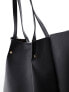 Фото #5 товара ASOS DESIGN wing stud detail tote bag in black