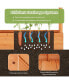 Фото #4 товара 1 PCS Raised Garden Bed with Trellis Hanging Roof Planter Box Drainage Holes for Patio