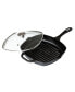 Фото #1 товара Glass Lid with Stainless Steel Knob for 10" Grill Pan