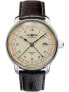 Zeppelin 7668-5 Los Angeles LZ126 Automatic Mens Watch GMT 43mm 5ATM