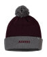 Фото #2 товара Men's Maroon and Gray Texas A&M Aggies Core 2-Tone Cuffed Knit Hat with Pom