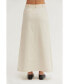 Women's Yunes Tencel Cotton Midi Skirt