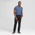Фото #3 товара Men's Big & Tall Skinny Fit Jeans - Goodfellow & Co Solid Black 40x36