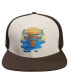 Men's Cream/Brown Chicago Bulls Glint Sunset Snapback Hat Cream, Brown - фото #2