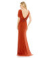 ფოტო #3 პროდუქტის Women's Ieena One Sleeve Scoop Back Jersey Gown