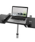 Folding Table Laptop Cart, Graphite