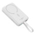 Фото #1 товара Mini Powerbank MagSafe 10000mAh 30W z kablem USB-C 0.3m biały
