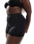 Фото #2 товара ASOS DESIGN Curve Tia short with lace trim in black