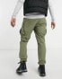 Фото #2 товара Marshall Artist cotton polyamide technical cargo pant in khaki