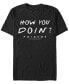 Фото #1 товара Friends Men's Joey Tribbiani How You Doin Quote Short Sleeve T-Shirt