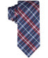 Фото #1 товара Men's Classic Twill Plaid Tie