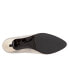Trotters Kiera T1805-065 Womens Beige Extra Wide Leather Pumps Heels Shoes 9