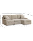 Фото #17 товара Wrenley 99" 3-Pc. Fabric Modular Chaise Sectional Sofa, Created for Macy's