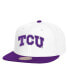 Men's White/Purple TCU Horned Frogs 2-Tone 2.0 Snapback Hat Белый Фиолетовый - фото #1