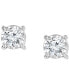 ფოტო #3 პროდუქტის Diamond Side Halo Stud Earrings (5/8 ct. t.w.) in 14k Gold