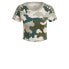 Фото #7 товара adidas women Essentials 3-Stripes Camo Print Baby Tee