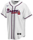 Men's Ozzie Albies White Atlanta Braves Home Replica Player Name Jersey