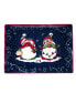 Фото #1 товара Holiday Magic Gnomes Rectangular Platter, 14" x 10"