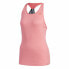 Фото #2 товара Женская футболка без рукавов Adidas 3 Stripes Tank Розовый