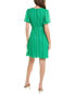 Фото #2 товара Maison Tara Dobby Stripe Mini Dress Women's