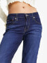 Levi's mid rise boyfriend jeans in dark blue