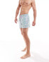 Фото #3 товара ASOS DESIGN swim shorts in short length in floral print