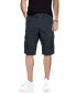 Фото #1 товара Men's Belted Snap Detail Cargo Shorts