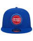 ფოტო #2 პროდუქტის Men's Blue Detroit Pistons Evergreen Meshback 9FIFTY Snapback Hat