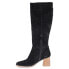 Фото #3 товара Diba True Mar Velus Square Toe Pull On Womens Black Casual Boots 85317-005