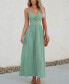 ფოტო #3 პროდუქტის Women's Front Twist & Keyhole Maxi Beach Dress